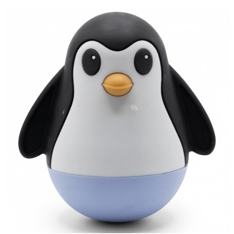 Wańka wstańka Pingwin - Soft Blue / Jellystone