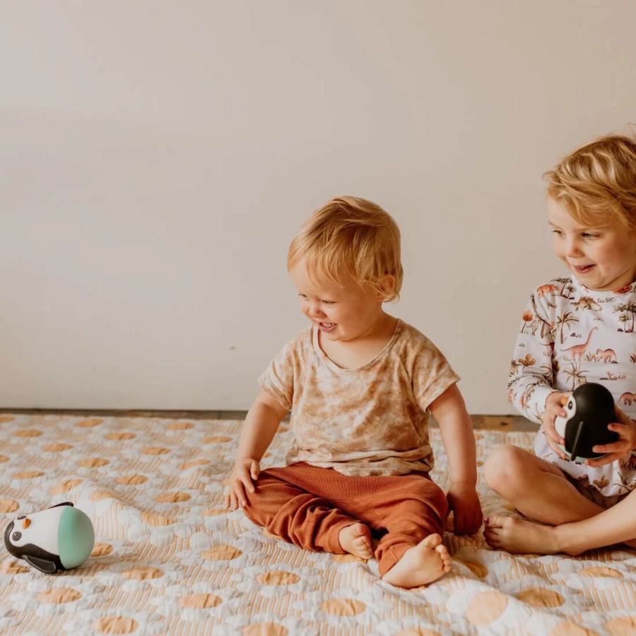 Wańka wstańka Pingwin - Soft Blue / Jellystone