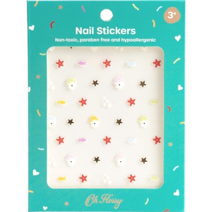 Naklejki na paznokcie dla dzieci - UNDER THE SEA, hipoalergiczne / Oh Flossy