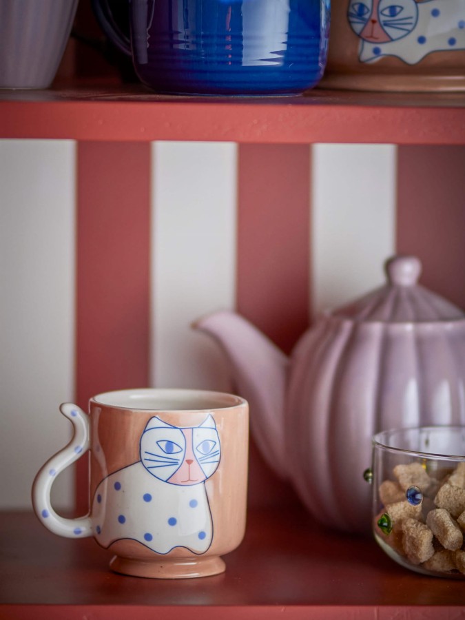 Zestaw kubków z kamionki Missy - Multi, 4szt. / Bloomingville Mini