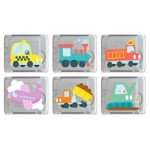 Kostki sensoryczne świecące w wodzie 6szt. - Pojazdy / Glo Pals