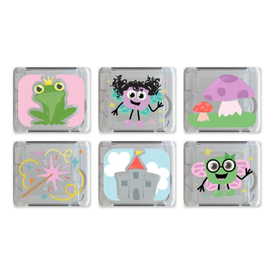 Kostki sensoryczne świecące w wodzie 6szt. - Wróżki / Glo Pals