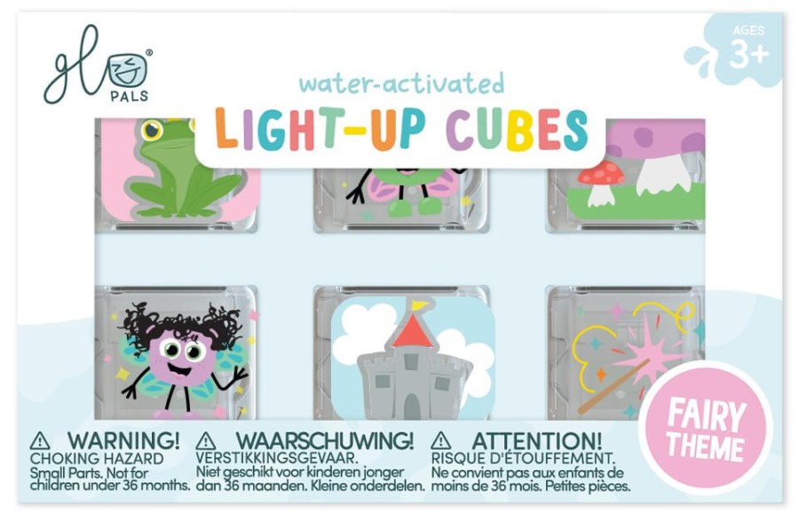 Kostki sensoryczne świecące w wodzie 6szt. - Wróżki / Glo Pals