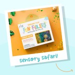 Wkład do słoików, figurki, brokaty i barwniki Fun Fillers - Safari / Glo Pals