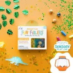 Wkład do słoików, figurki, brokaty i barwniki Fun Fillers - Safari / Glo Pals