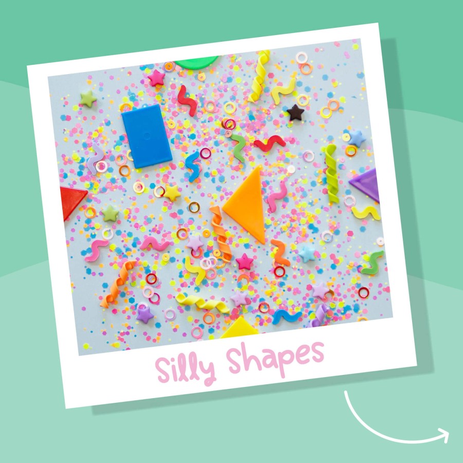 Wkład do słoików, figurki, brokaty i barwniki Fun Fillers - Kształty / Glo Pals