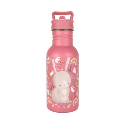Butelka na wodę bidon 500 ml - Królik / SASSI