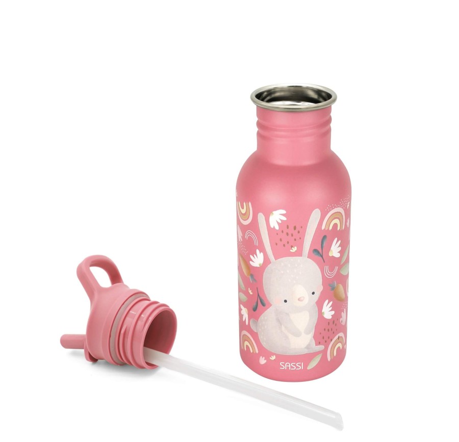 Butelka na wodę bidon 500 ml - Królik / SASSI