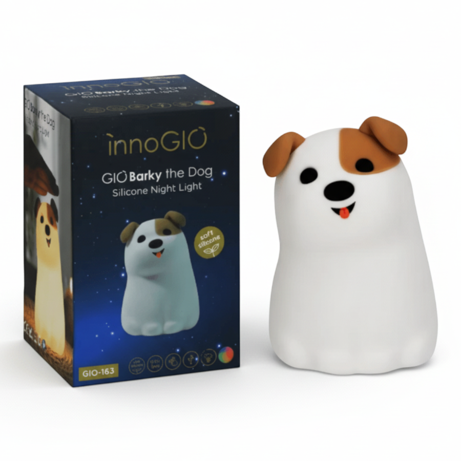 Silikonowa Lampka nocna GIO barky the Dog / innoGIO