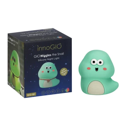 Silikonowa Lampka nocna GIOwiggles the Snail / innoGIO