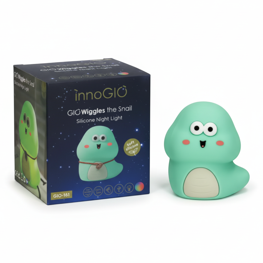 Silikonowa Lampka nocna GIOwiggles the Snail / innoGIO