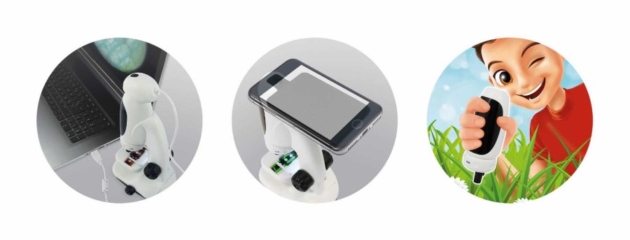 Mikroskop cyfrowy 3w1 / Buki