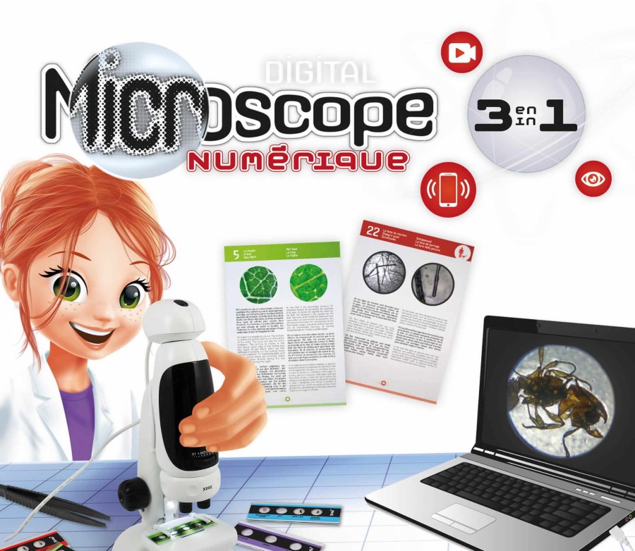 Mikroskop cyfrowy 3w1 / Buki
