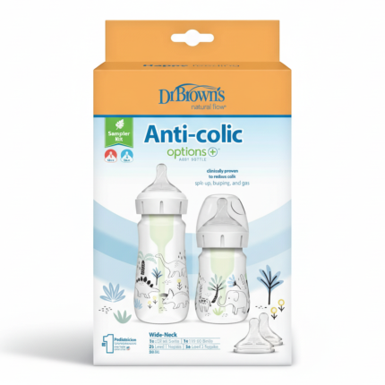Zestaw startowy szeroka szyjka 1+1 / Dr Brown's