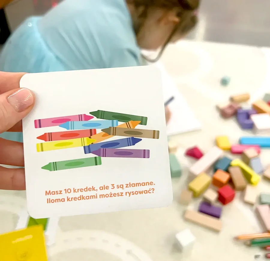 Karty do kostki aktywności - matematyka przez zabawę + mini e-book 3+ / rozwojowa mama