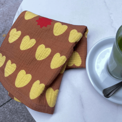 Pieluszka muślinowa - Heart&Sun / The Story Makers