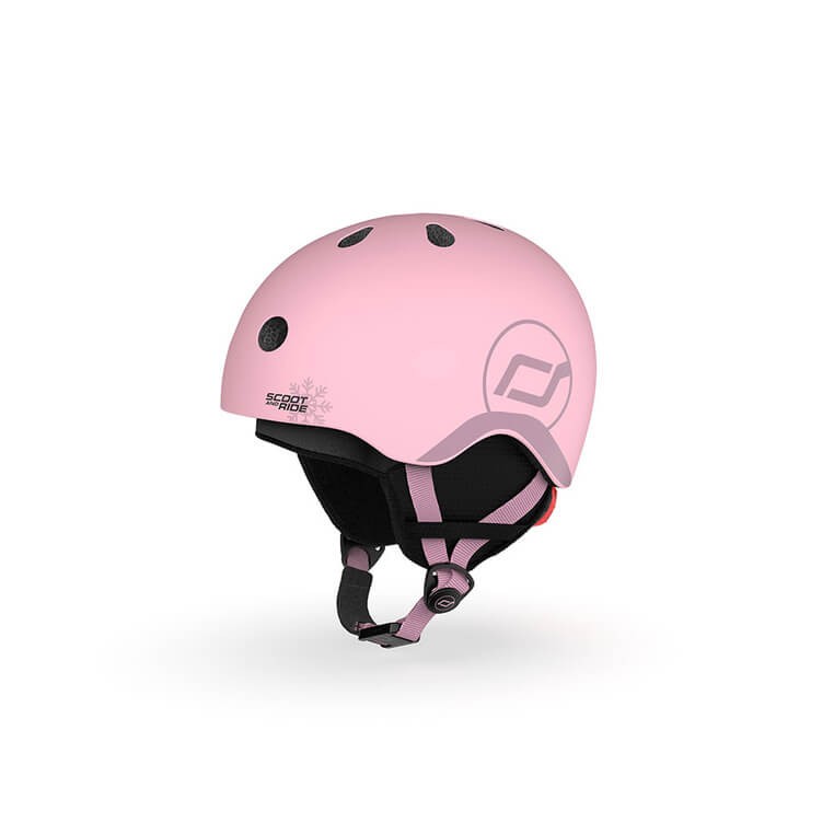 Kask narciarski zimowy XXS-S dzieci 1+ Rose / Scootandride