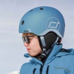 Kask narciarski zimowy XXS-S dzieci 1+ Steel / Scootandride