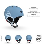 Kask narciarski zimowy XXS-S dzieci 1+ Steel / Scootandride