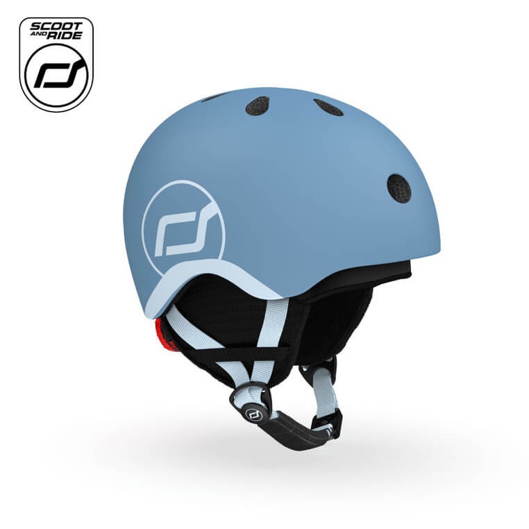 Kask narciarski zimowy XXS-S dzieci 1+ Steel / Scootandride