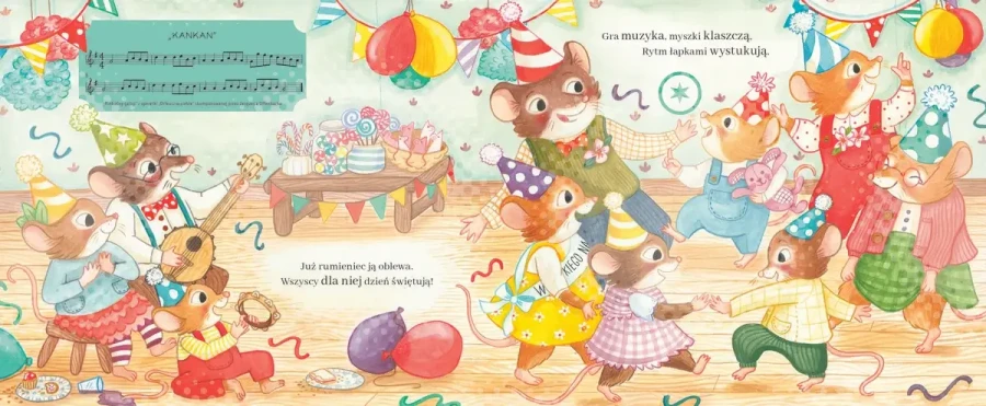 Piękne urodziny. Melodie i piosenki. Muzykalne Myszy / Wilga