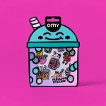 Odlotowe winylowe naklejki - BIG BUBBLE TEA / OMY