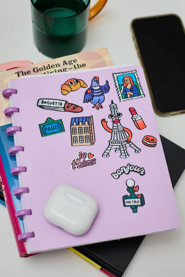 Odlotowe winylowe naklejki - BIG PARYŻ / OMY