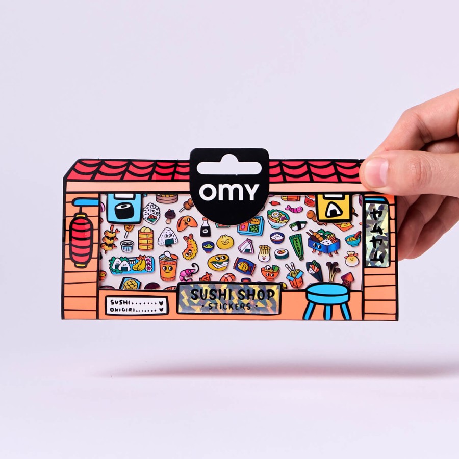 Odlotowe winylowe naklejki - BOUTIQUE SUSHI / OMY
