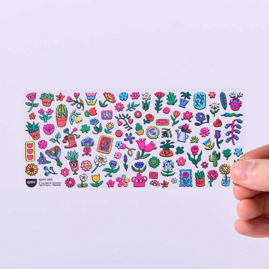 Odlotowe winylowe naklejki - BOUTIQUE KWIACIARNIA / OMY