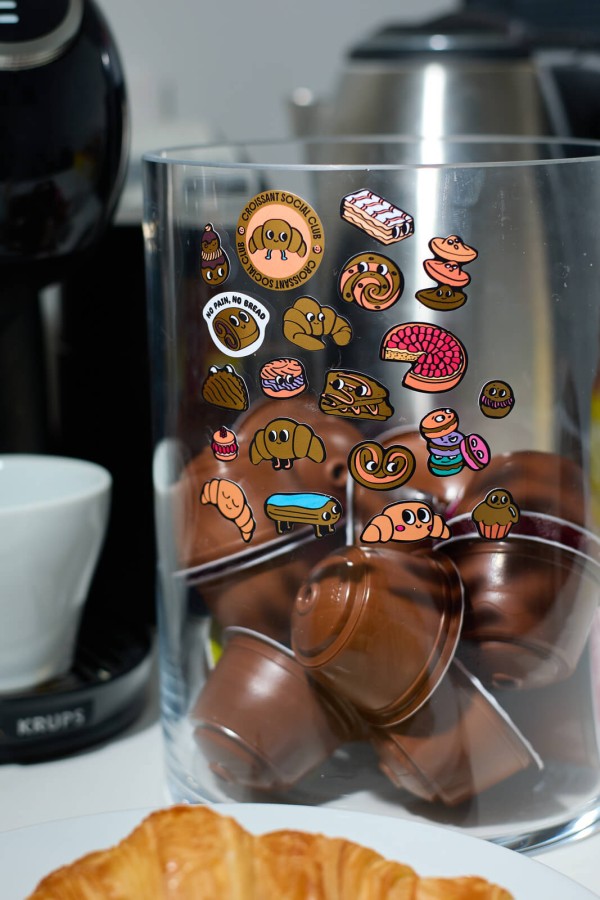 Odlotowe winylowe naklejki - BOUTIQUE KWIACIARNIA / OMY