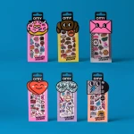 Odlotowe winylowe naklejki - ICONIC DONUTS / OMY