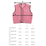 Dziecięca kamizelka merino - chocolate brown / Happymess