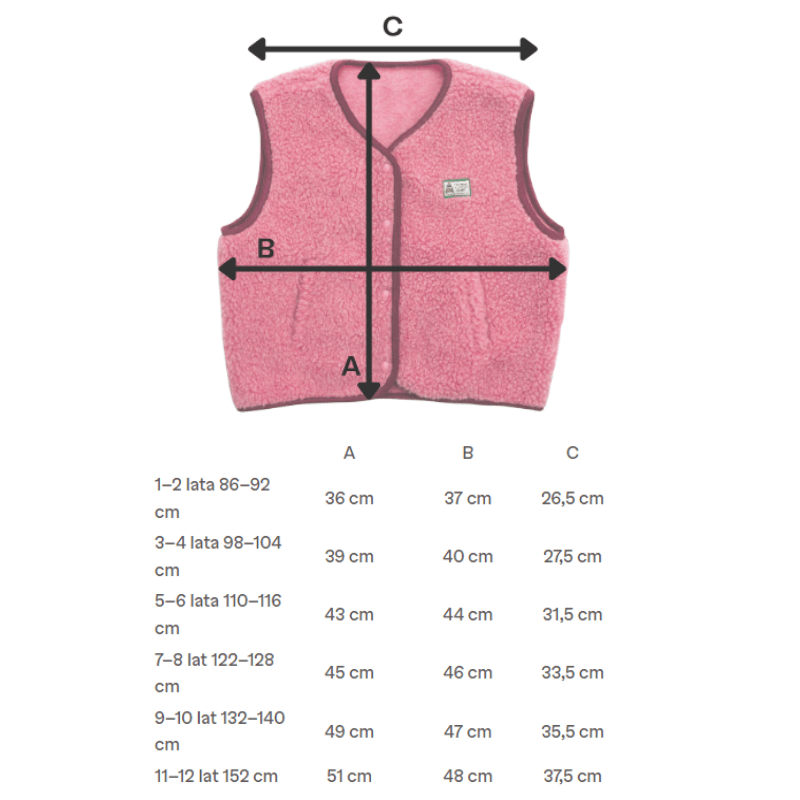 Dziecięca kamizelka merino - chocolate brown / Happymess