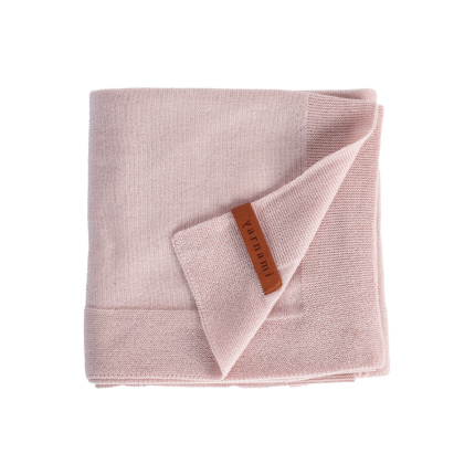 Kocyk Merino Cozy - delikatny róż / Yarnami