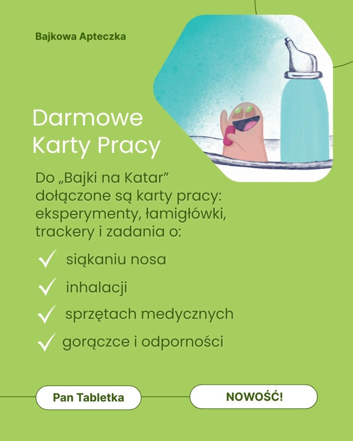 Bajka na Katar. Przygoda Glutka i tajemnica zakatarzonego noska / Pan Tabletka