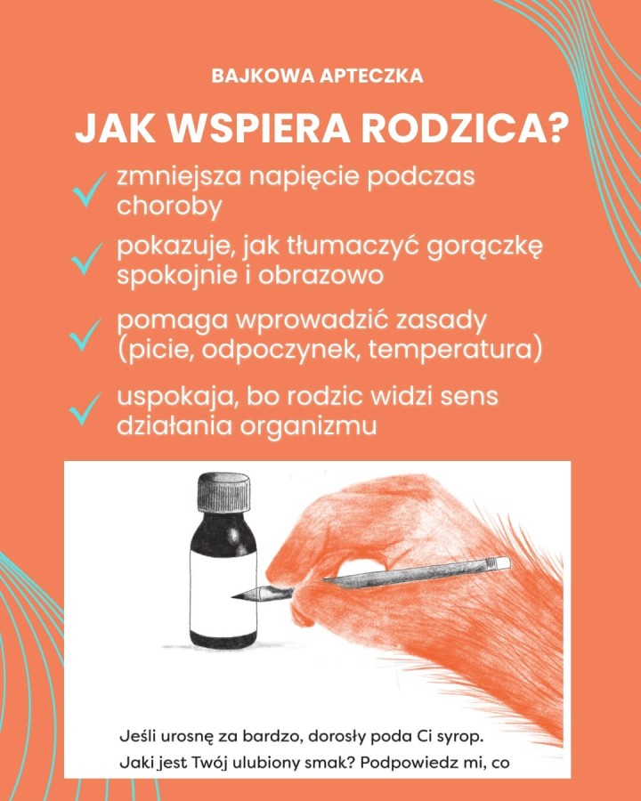 Bajka na Gorączkę. Ciepła opowieść o tym, dlaczego czasem przychodzi Gorączka / Pan Tabletka