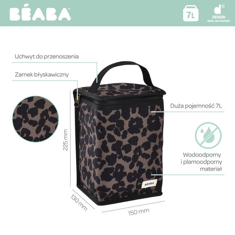 Torba izotermiczna na posiłek 3L Leopard / Beaba