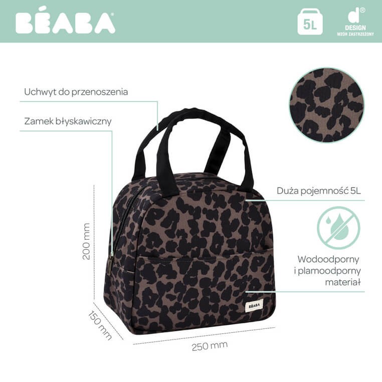 Torba izotermiczna na na lunch 5L Leopard / Beaba