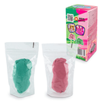 Zestaw Fluffy Sand puszysty piasek różowy & zielony 2 x 70 g / Tuban