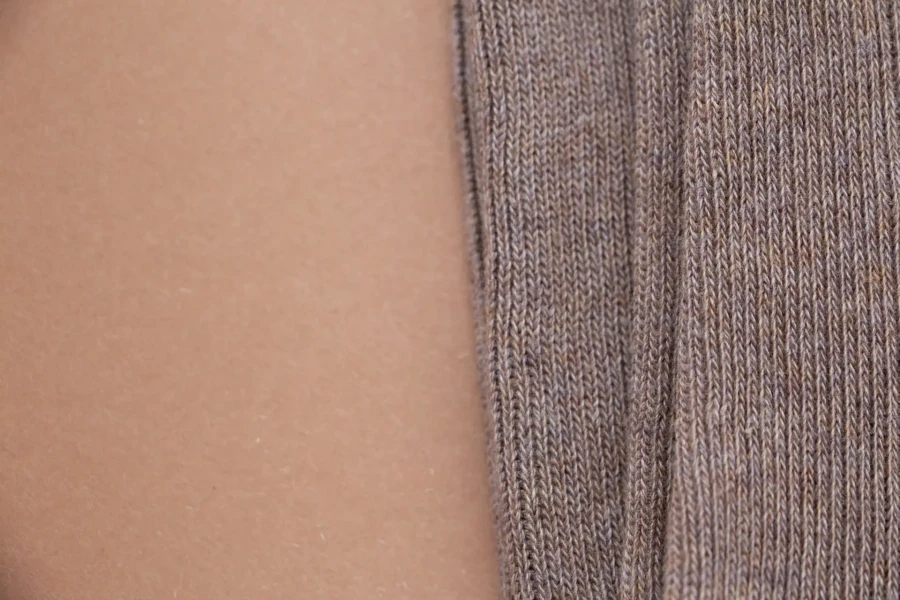 Rajstopki bawełniane bez stópek Footless - Cocoa Blend / Silly Silas