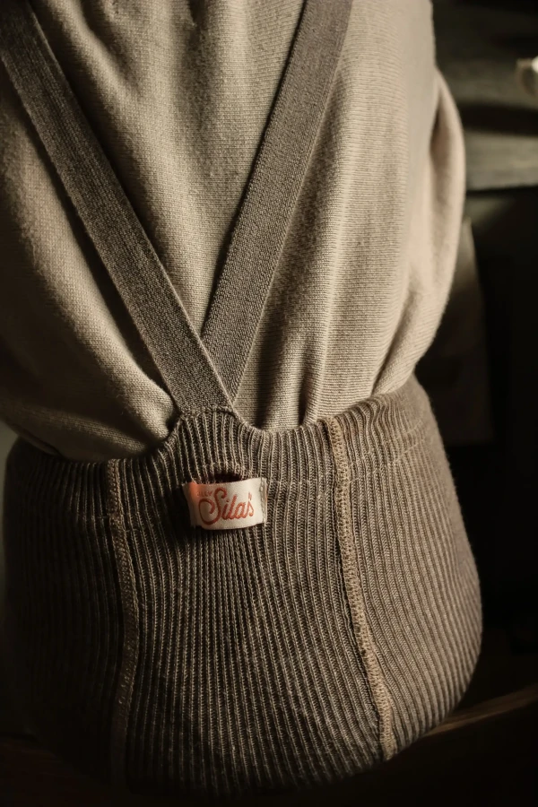 Rajstopki bawełniane bez stópek Footless - Cocoa Blend / Silly Silas