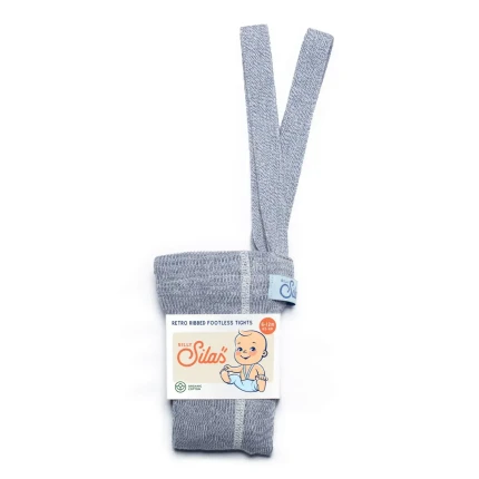 Rajstopki bawełniane bez stópek Footless - Marshmallow Sky / Silly Silas