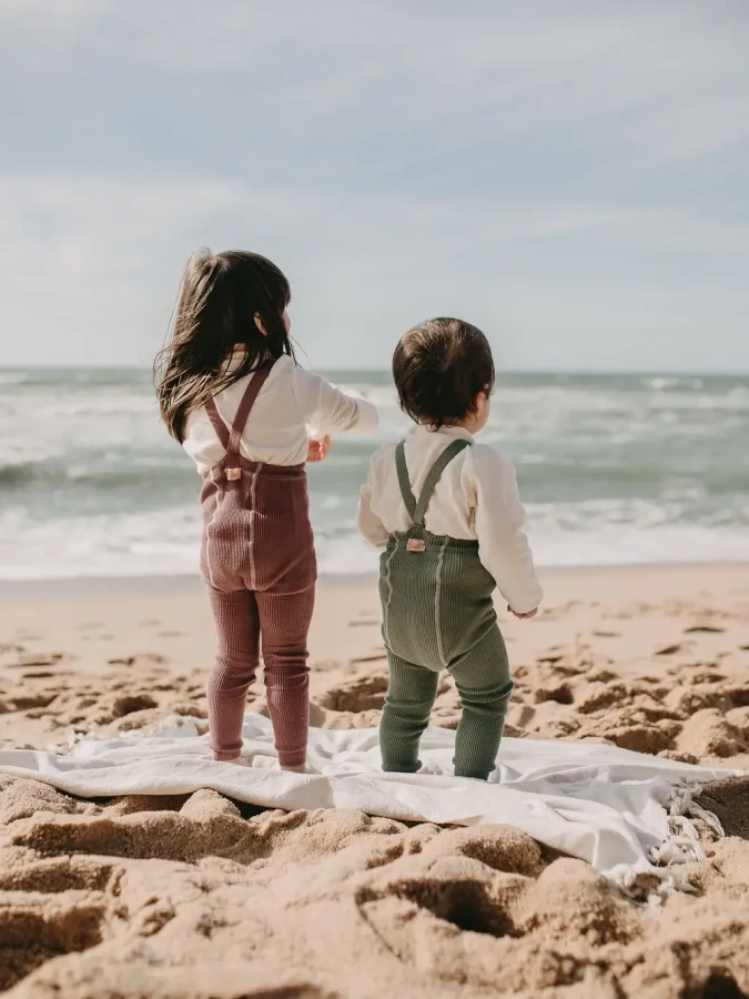 Rajstopki bawełniane bez stópek Footless - Acai Smoothie / Silly Silas