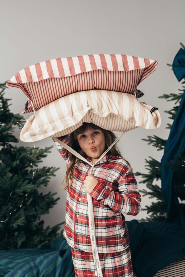 Komplet pościeli bawełnianej - STRIPES PINK / La Millou