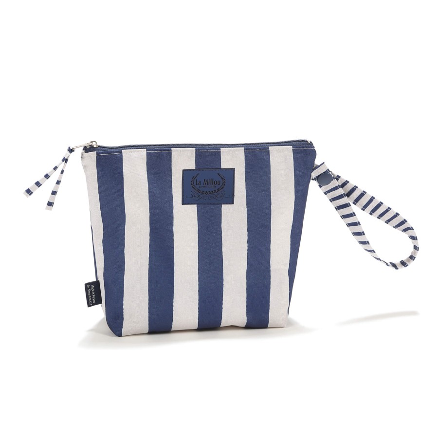 Wodoodporna kosmetyczka - STRIPES NAVY / La Millou