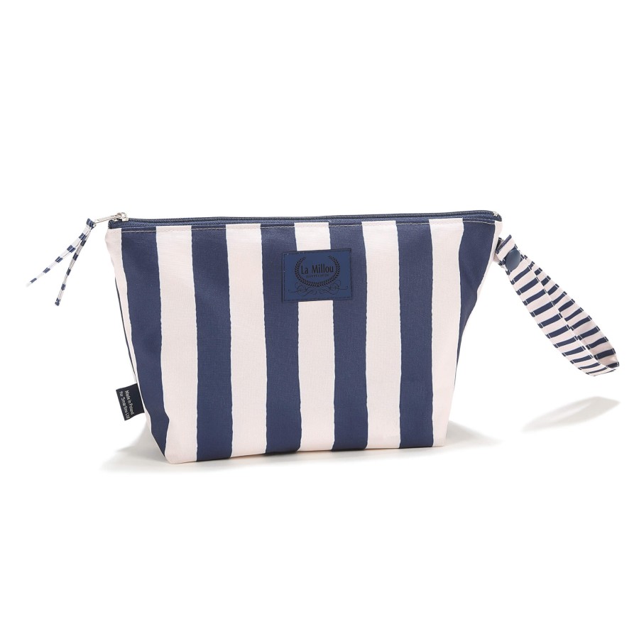 Wodoodporna kosmetyczka - STRIPES NAVY / La Millou