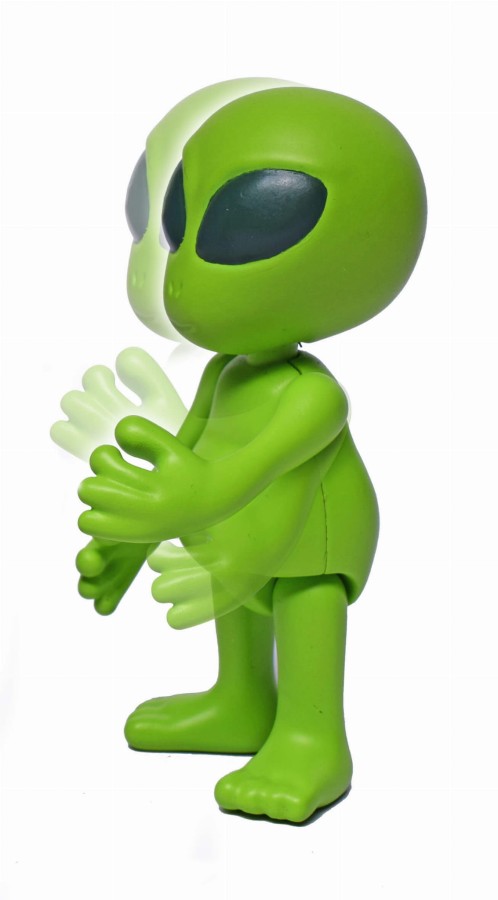 Statek kosmiczny UFO z kosmitą / Buki