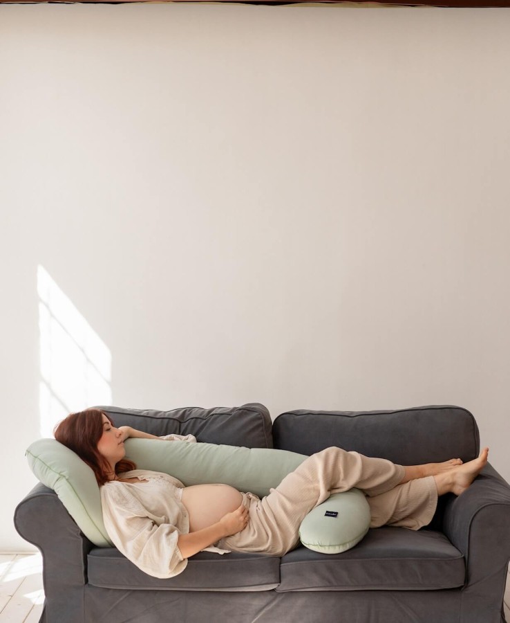 Poduszka ciążowa - szałwia / Puuki