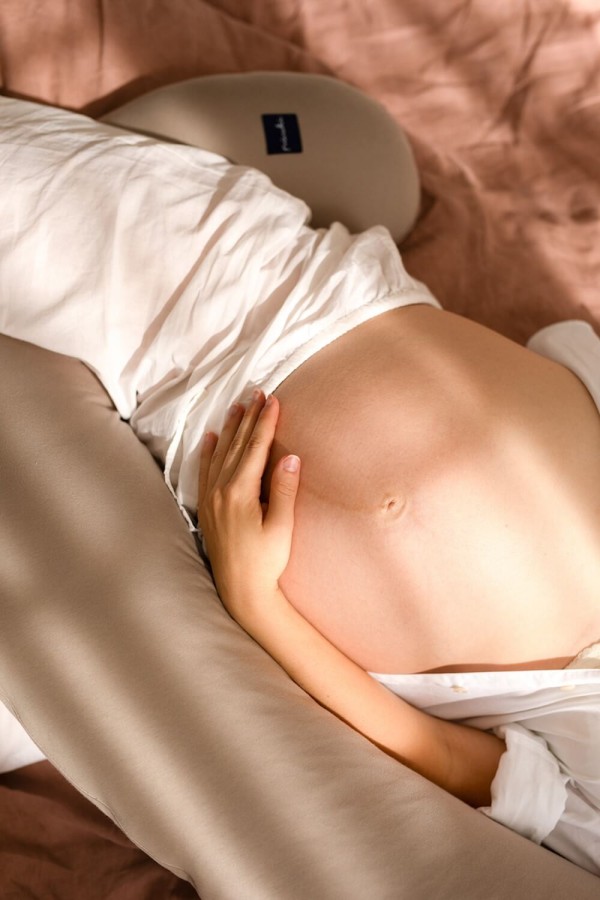 Poduszka ciążowa - czekolada / Puuki