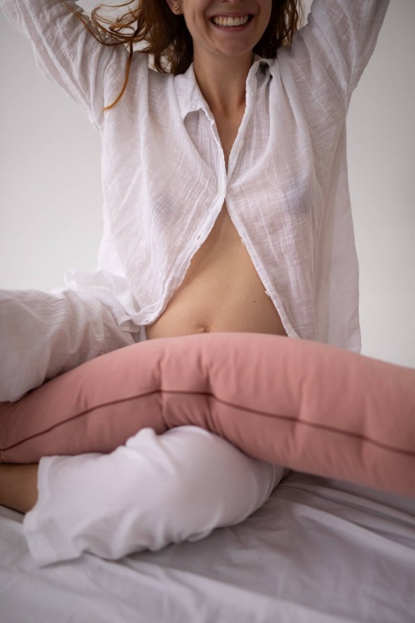 Poduszka ciążowa - herbaciana róża / Puuki